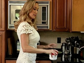 Busty MILF Brandi Love instructs her stepdaughter Tara Morgan in the art of pleasure