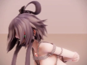 Lois' seductive dance in MMD video