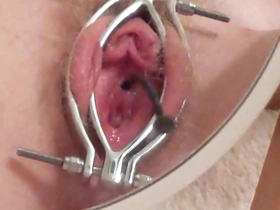 Dirty play in the medical fetish theme with piss and pee