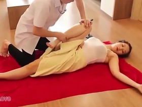 Intense hardcore action with amateur Asian babe after a sensual full-body massage