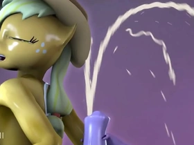 Futuristic Twilight Sparkle and Applejack in erotic SFM video