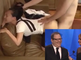Japanese reenactment of Jennifer Lawrence's alleged meeting with Harvey Weinstein for career advancement