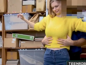 Teen thief gets caught up in steamy oral encounter with officer