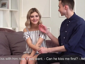 Tiny Mieny loses her virginity in a wild sex session