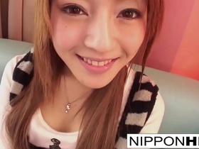 A sweet Japanese girl gets penetrated in a POV shot