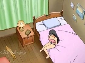 Young woman with big boobs pleasures herself in her erotic dreams