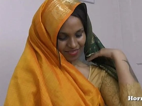 HornyLily's steamy wedding night encounter in Indian-style POV